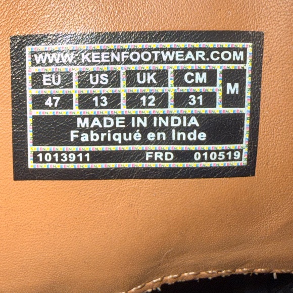 KEEN Men's Tan Leather Oxfords - Picture 5 of 7